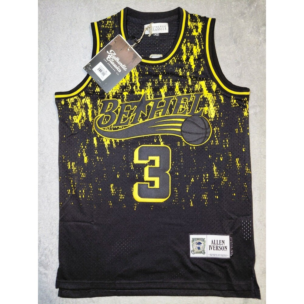 NWT Allen Iverson Bethel High School Headgear Classics Jersey Men’s Size XS RARE
